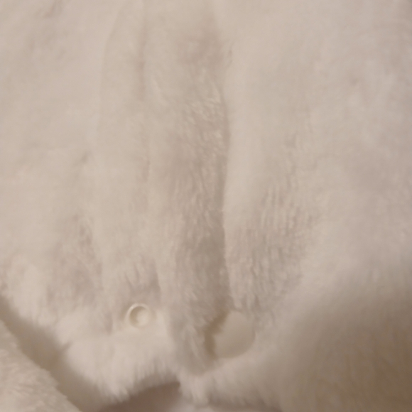 Pet Robe white soft plush with black trim sz Lg / XL small for small dog cat new - Picture 7 of 8